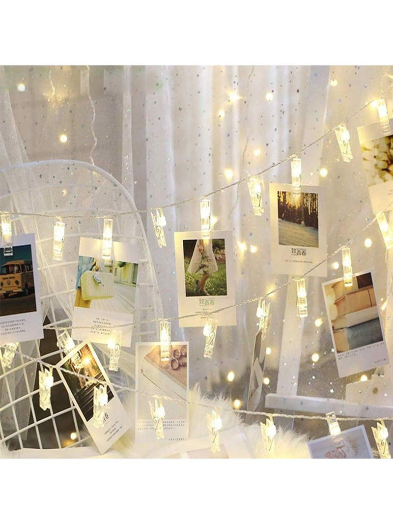 One Box, Holiday Photo Clip Light - Suitable For Holiday Parties, Birthdays, And Home Decor (Battery Not Included)