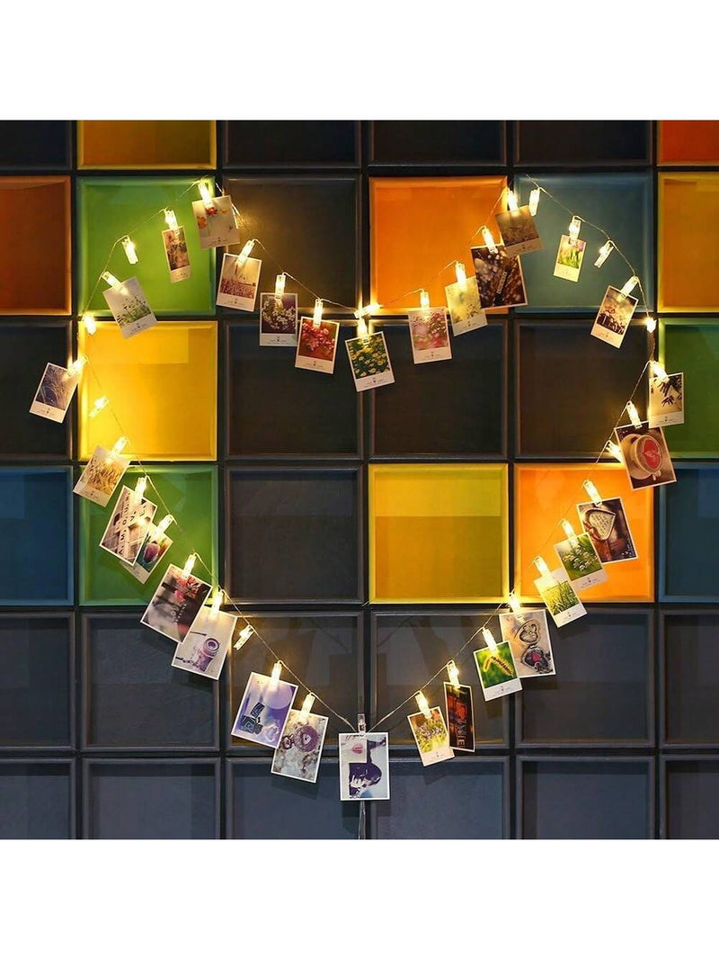 One Box, Holiday Photo Clip Light - Suitable For Holiday Parties, Birthdays, And Home Decor (Battery Not Included)